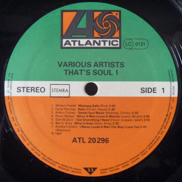 Various : That's Soul (LP, Comp)