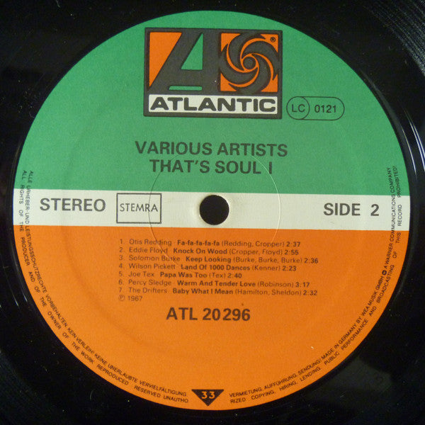 Various : That's Soul (LP, Comp)