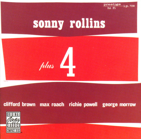 Sonny Rollins : Plus 4 (CD, Album, RE, RM)