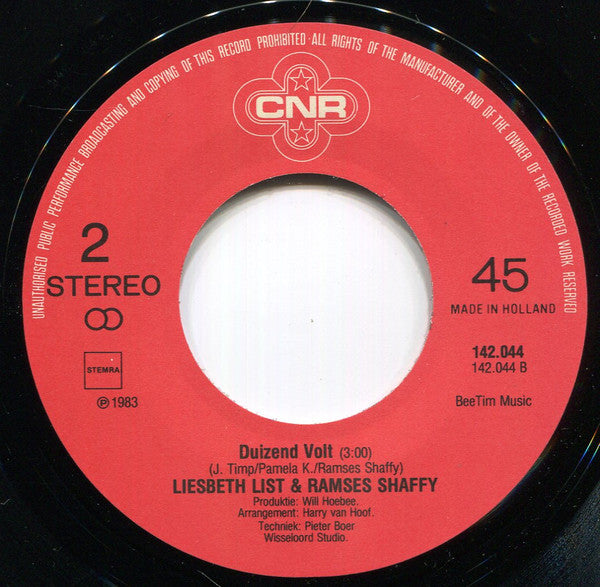 Liesbeth List & Ramses Shaffy : Waar Ik Ook Ben (7", Single)