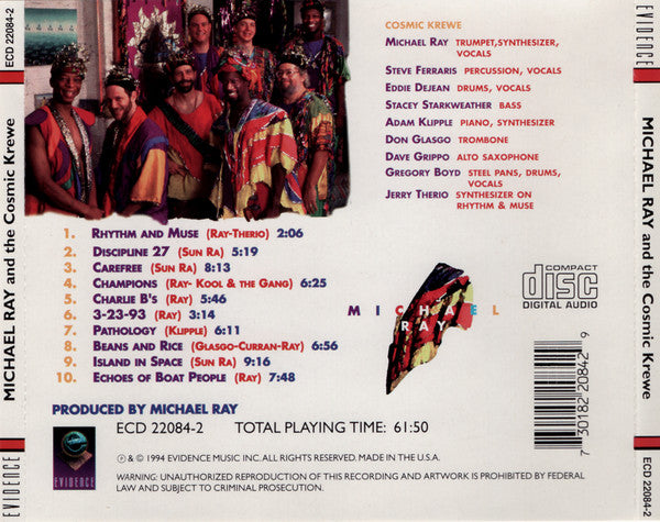 Michael Ray And The Cosmic Krewe : Michael Ray & The Cosmic Krewe (CD, Album)