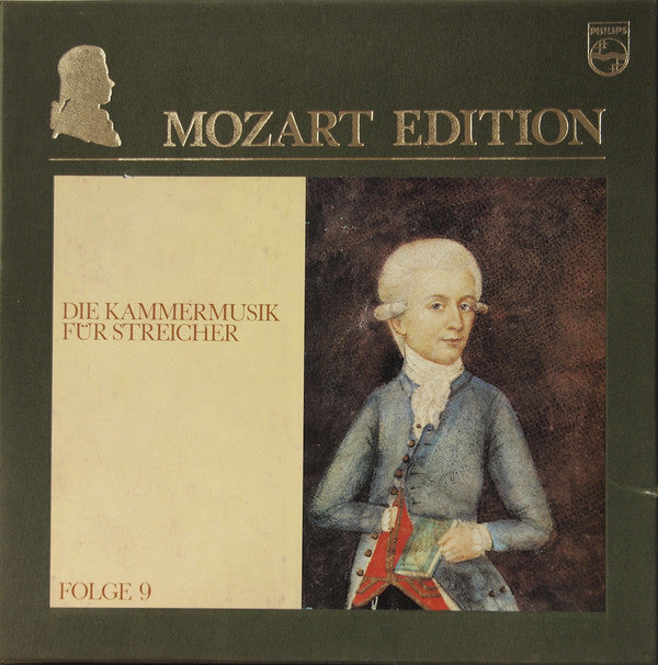 Wolfgang Amadeus Mozart : Mozart Edition 9 ● Die Kammermusik Für Streicher (15xLP + Box, Comp)