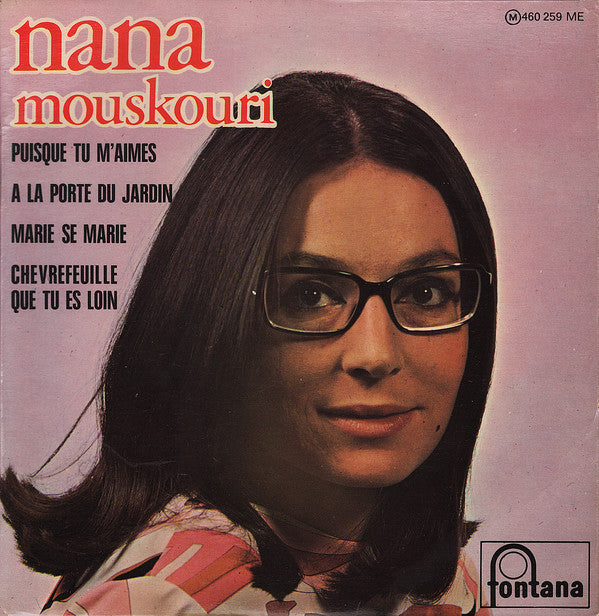 Nana Mouskouri : Puisque Tu M'aimes (7", EP)