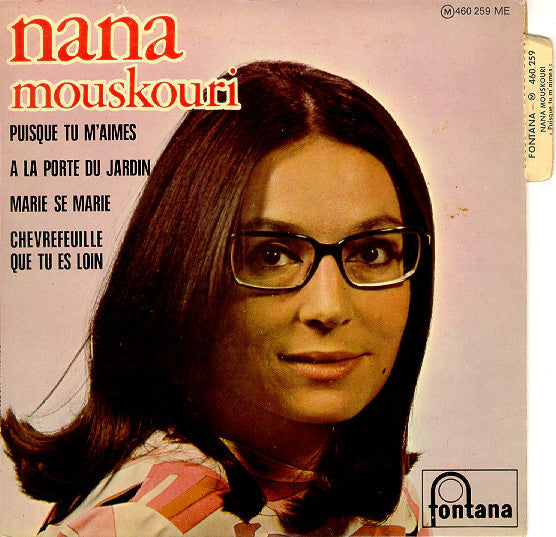Nana Mouskouri : Puisque Tu M'aimes (7", EP)