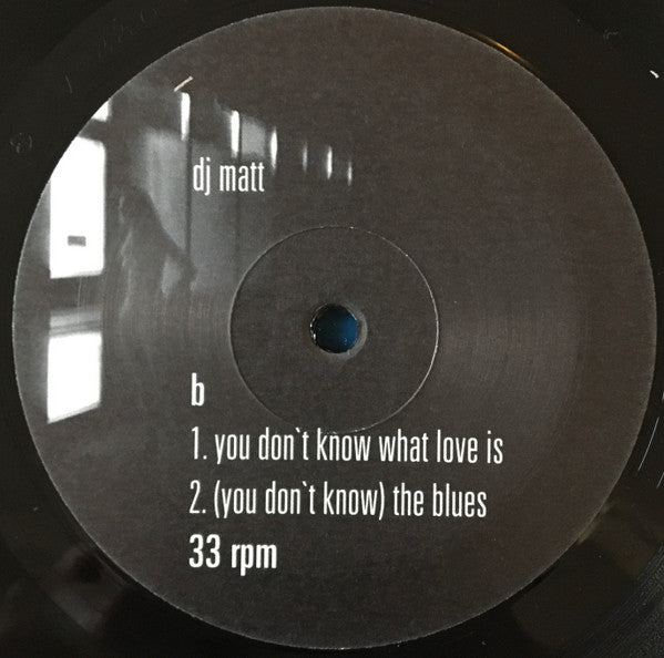 DJ Matt : The Way I Swing (12")