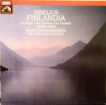 Jean Sibelius / Wiener Philharmoniker / Sir Malcolm Sargent : Finlandia (LP)