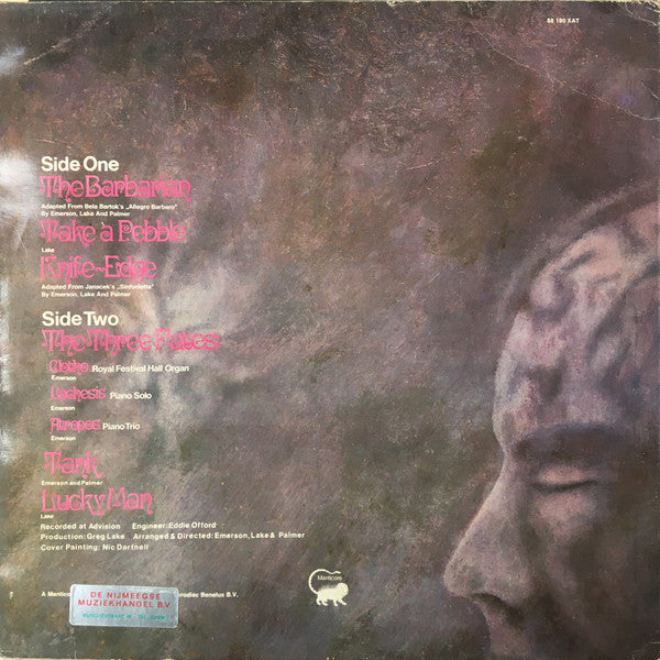 Emerson, Lake & Palmer : Emerson, Lake & Palmer (LP, Album, RE)