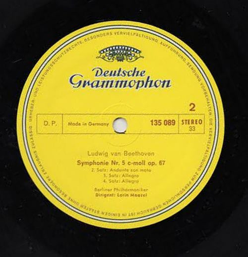 Franz Schubert / Ludwig van Beethoven, Berliner Philharmoniker, Lorin Maazel : Symphonie Nr. 8 H-moll D. 759 »Unvollendete« / Symphonie Nr. 5 C-moll Op. 67 (LP, Album, RP)