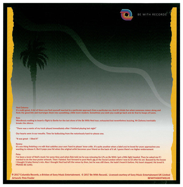 Ned Doheny : Labor Of Love (Kenny Dickenson Remix) (12", S/Sided, RSD, Ltd)