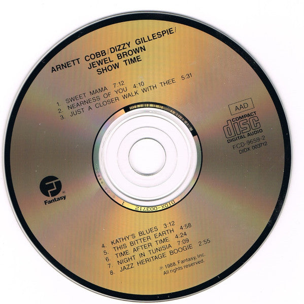 Arnett Cobb / Dizzy Gillespie / Jewel Brown : Show Time (CD, Album)