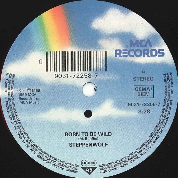 Steppenwolf : Born To Be Wild (7", Single, RE)