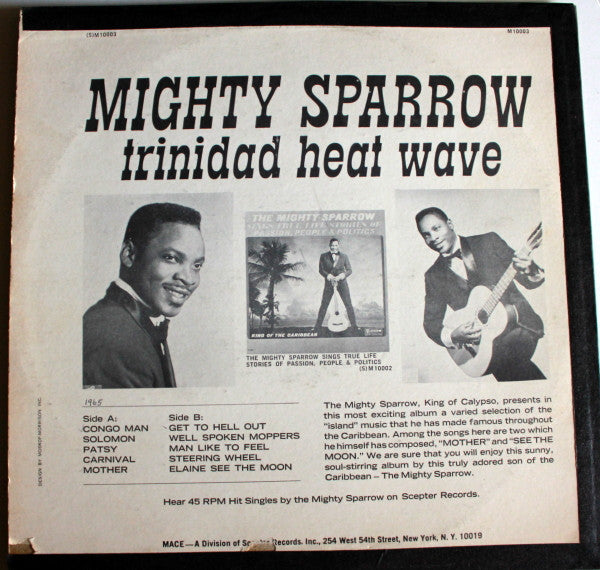Mighty Sparrow : Trinidad Heat Wave (LP, Album)