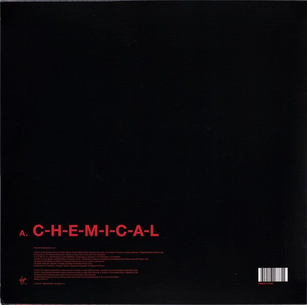 The Chemical Brothers : C-H-E-M-I-C-A-L (12", S/Sided, RSD, Single, Etch)