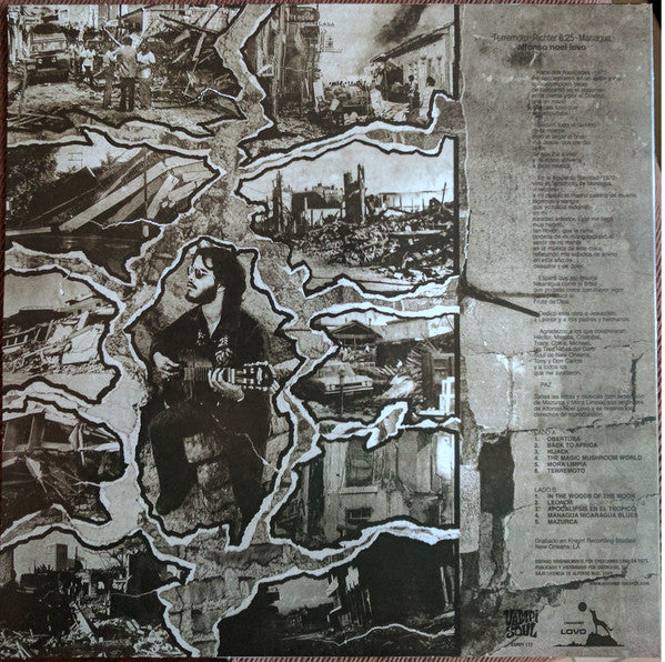 Alfonso Lovo : Terremoto Richter 6:25 Managua (LP, Album, RE)