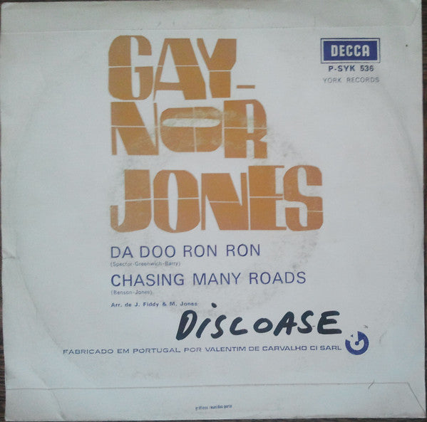 Gaynor Jones : Da Doo Ron Ron (7", Single)