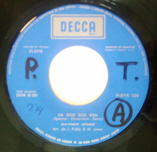 Gaynor Jones : Da Doo Ron Ron (7", Single)