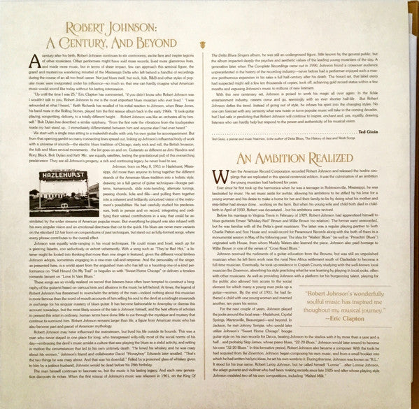 Robert Johnson : The Centennial Collection (3xLP, RSD, Comp, Ltd, Num, RM)