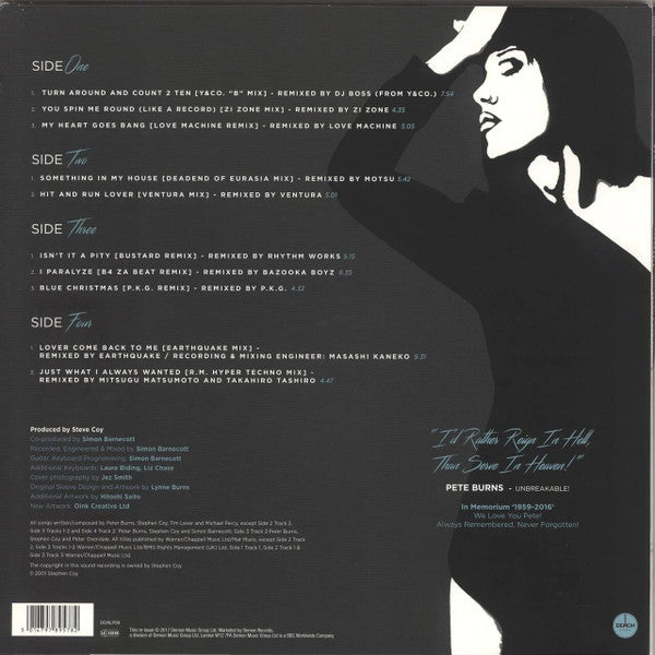 Dead Or Alive : Unbreakable - The Fragile Remixes (2xLP, Album, RSD, Ltd, RE, Cle)