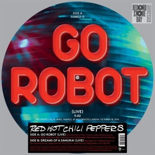 Red Hot Chili Peppers : Go Robot  (12", RSD, Ltd, M/Print, Pic)