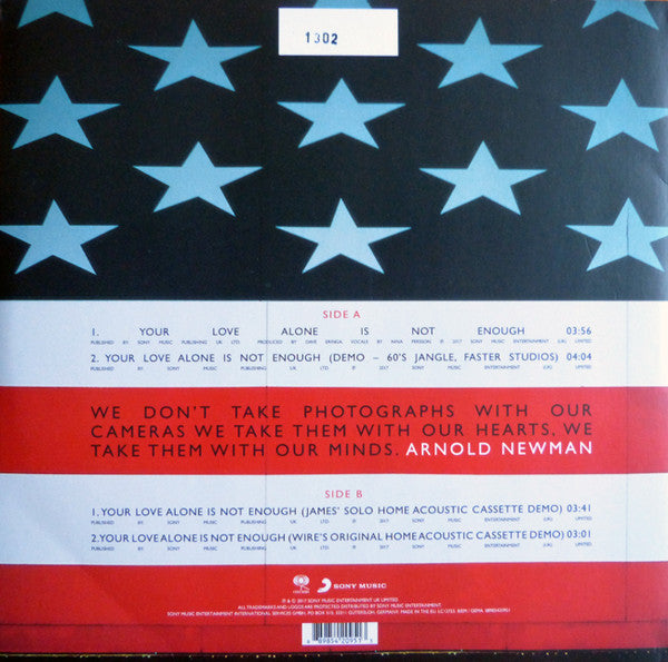 Manic Street Preachers : Your Love Alone Is Not Enough (12", Maxi, RSD, Ltd, Num)
