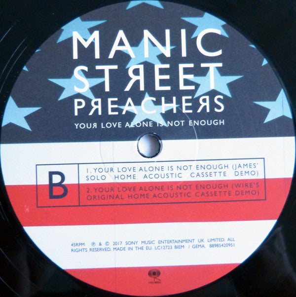 Manic Street Preachers : Your Love Alone Is Not Enough (12", Maxi, RSD, Ltd, Num)