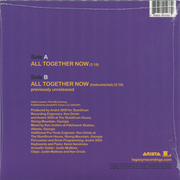 Andre 3000 : All Together Now (7", RSD, Single)