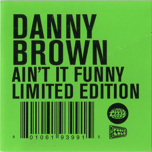 Danny Brown (2) : Ain't It Funny (10", RSD, Single, Ltd, Pic)