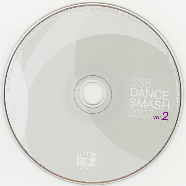 Various : 538 Dance Smash 2007 Vol. 2 (CD, Comp)