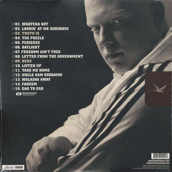 Brother Ali : The Undisputed Truth (3xLP, Dlx, Ltd, Num, RE, Cle)