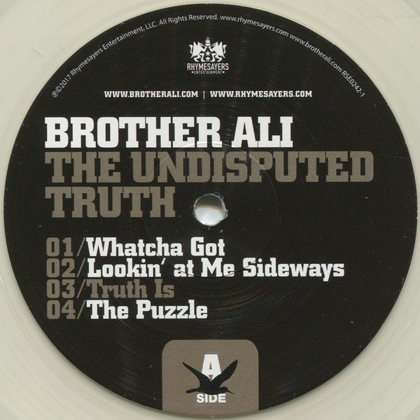 Brother Ali : The Undisputed Truth (3xLP, Dlx, Ltd, Num, RE, Cle)