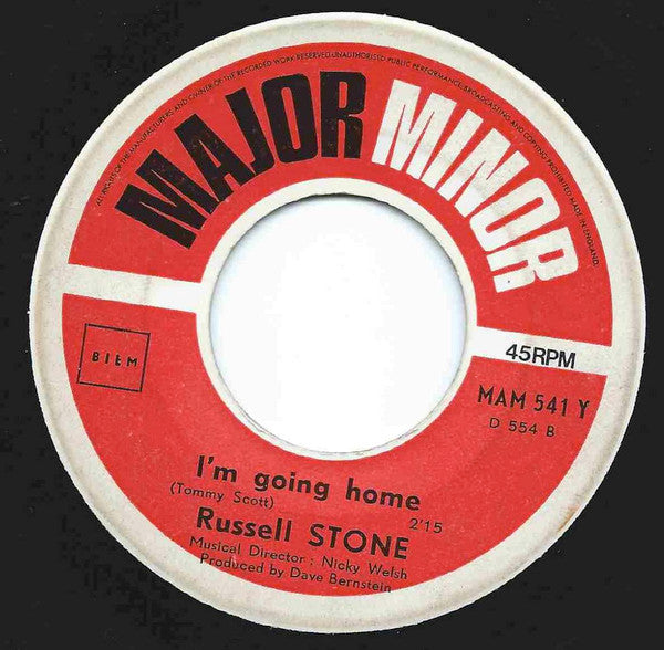 Russell Stone : I Can't Believe My Eyes (7", Single)
