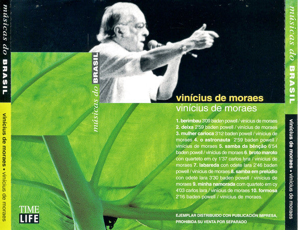 Vinicius De Moraes : Vinicius De Moraes (CD, Album, RE)
