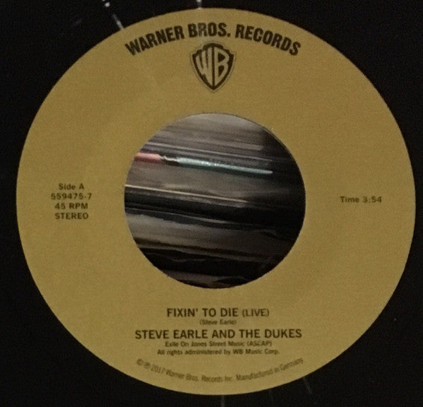 Steve Earle & The Dukes : The Continental Club (Live) (7", RSD, Single, Ltd)