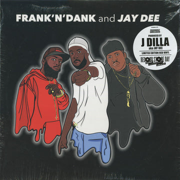 Frank-N-Dank And Jay Dee : Frank'N'Dank And Jay Dee EP (12", EP, RSD, Ltd, Red)