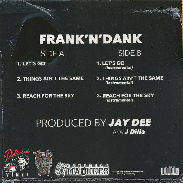 Frank-N-Dank And Jay Dee : Frank'N'Dank And Jay Dee EP (12", EP, RSD, Ltd, Red)