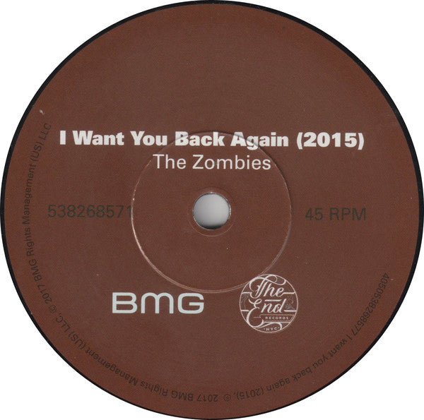 The Zombies : I Want You Back Again (7", RSD, Single, Ltd)