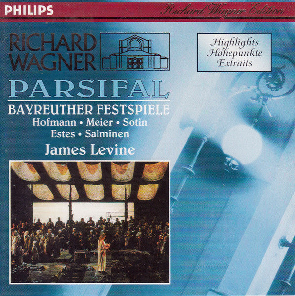 Richard Wagner, Peter Hofmann, Waltraud Meier, Hans Sotin, Simon Estes, Matti Salminen (2), James Levine (2) : Parsifal, Bayreuther Festspiele - Highlights (CD, Comp)