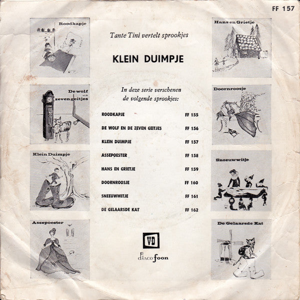 Tante Tini : Klein Duimpje (7", Single)
