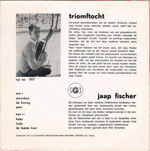 Jaap Fischer : Monniken (7", EP)