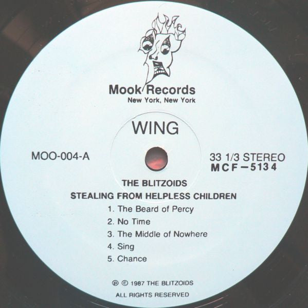 Blitzoids : Stealing From Helpless Children (LP, Album)