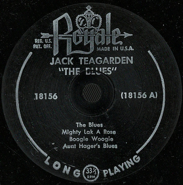 Jack Teagarden And His Orchestra : The Blues (10")