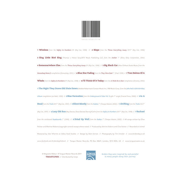 Broken Dog : Flips (Selected B-sides + Rarities)		 (LP, Album, Comp, Ltd)