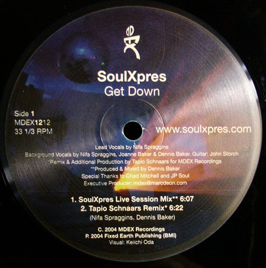 SoulXpres : Get Down-Mixes (12")