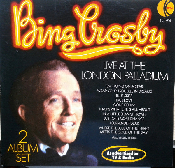 Bing Crosby : Live At The London Palladium (2xLP, Album, Ltd)