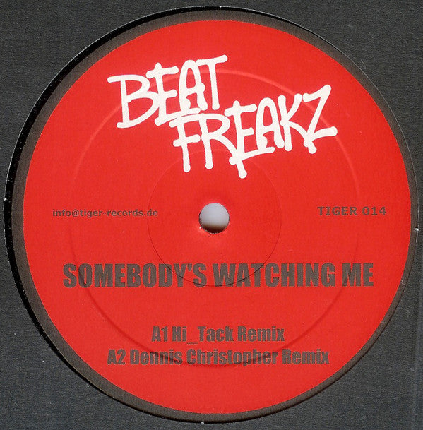 BeatFreakz : Somebody's Watching Me (12", Red)