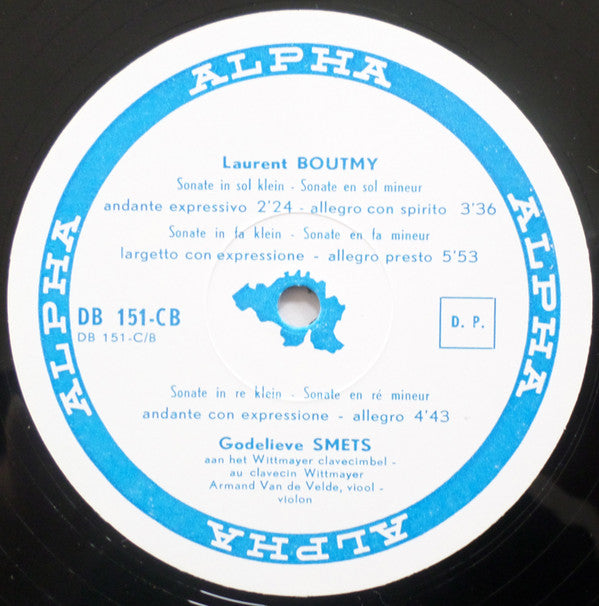 Jean Baptiste Joseph Boutmy, Guillaume Boutmy, Josse Boutmy, Laurent Boutmy, Godelieve Smets, Armand Van de Velde : La Dynastie Des Boutmy (LP, Album)