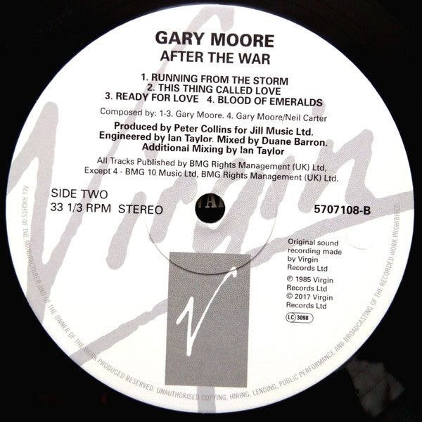 Gary Moore : After The War (LP, Album, RE, RM)