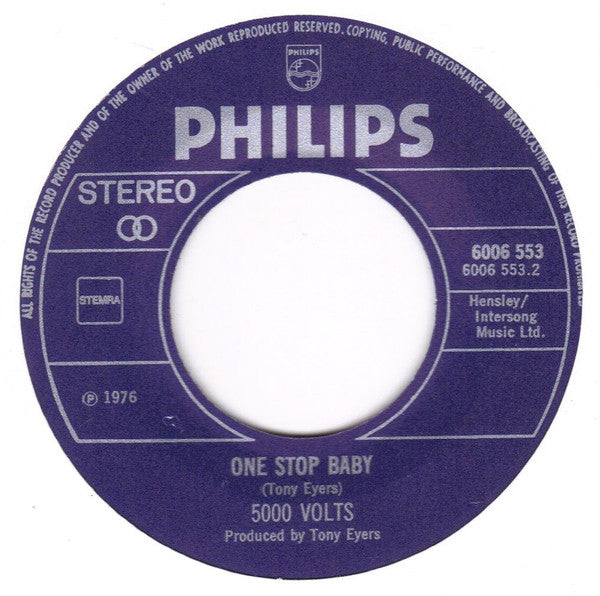 5000 Volts : Look Out-I'm Coming  (7", Single)