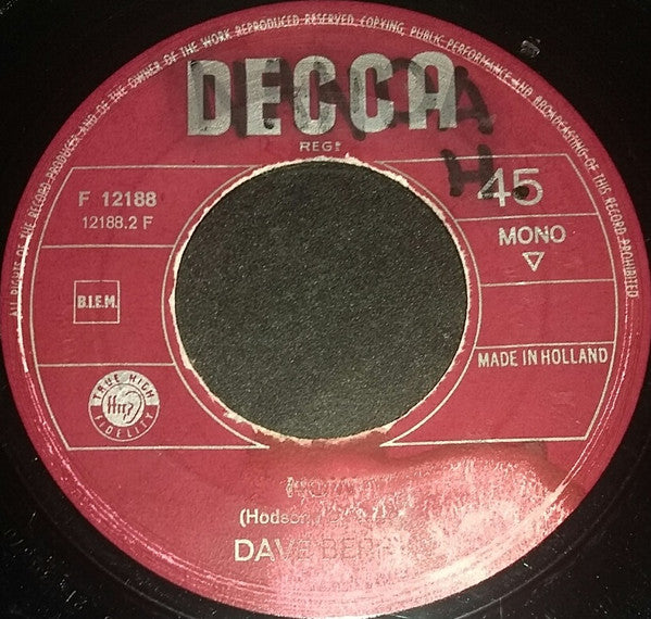 Dave Berry : This Strange Effect / Now (7", Single, Mono)
