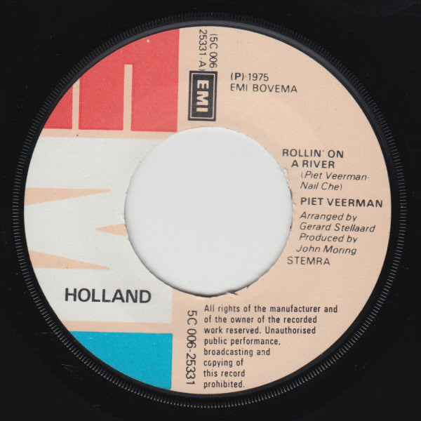 Piet Veerman : Rollin' On A River (7")